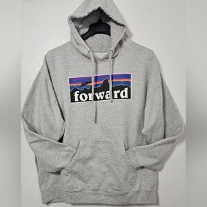 Forward Observations Group Hoodie 3XL Gray Graphic Streetwear Oversized Pullover